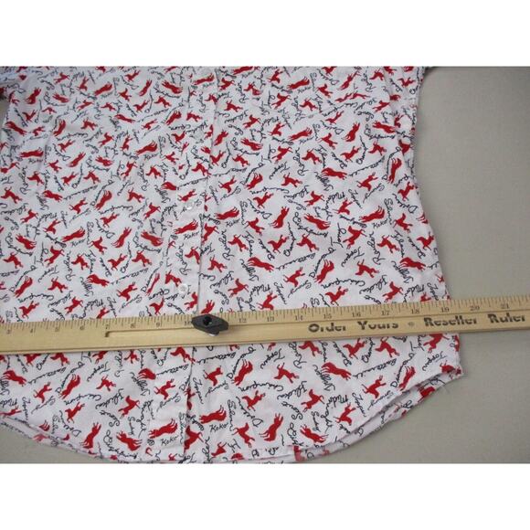 Vintage Five Star by Roper Top Womens Small Horse Print Retro Western Button Up - Picture 12 of 16